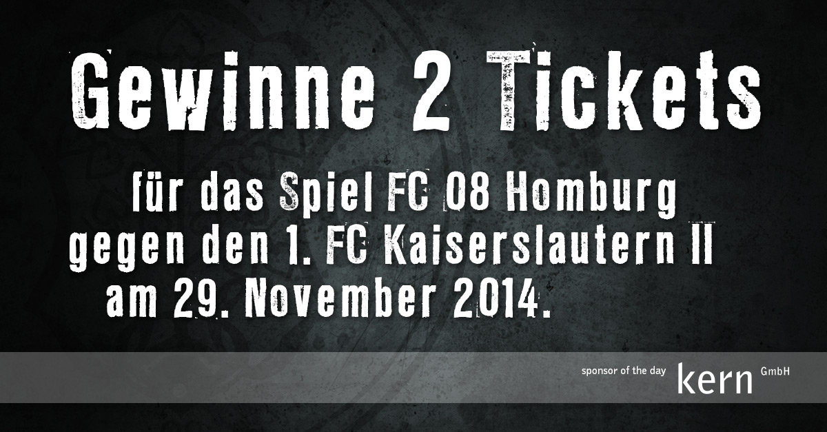 Facebook Gewinnspiel FC 08 Homburg